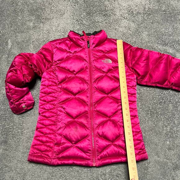 The North Face Coat Kids Youth Large 14-16 Pink 550 Down Puffer Jacket - Picture 12 of 12